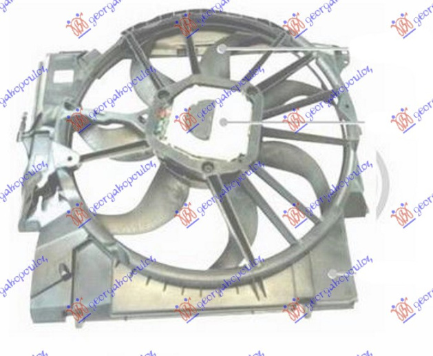 Ventilator komplet 3.0 benzinë - 2.0 dizel (500mm) (600W)
