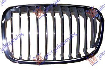 Grilë e maskës pvc (urban) (krom/krom/ngjyrë e bardhë)