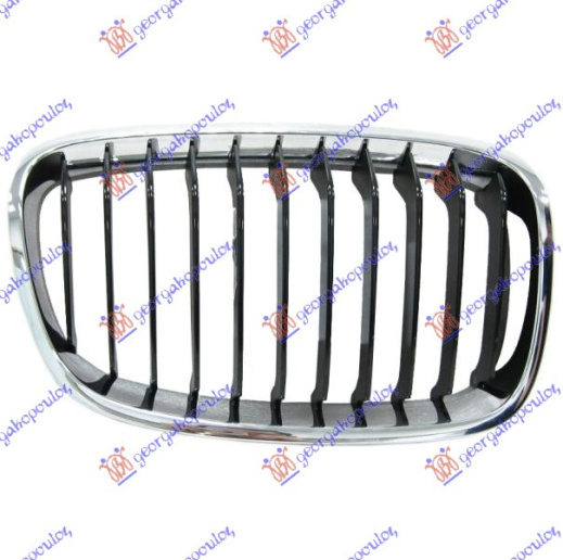 Maskë pvc/grilë (krom/me ngjyrë të zezë)