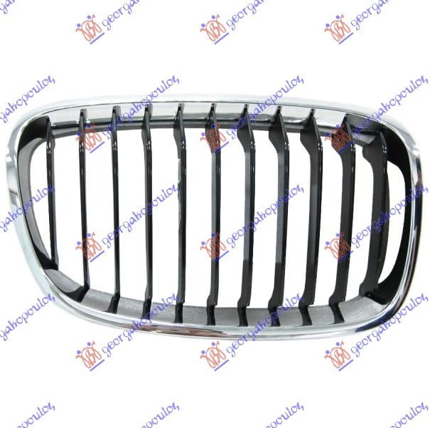 Maskë pvc/grilë (krom/me ngjyrë të zezë)