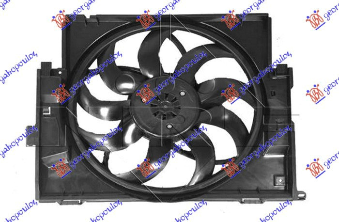 Ventilator komplet për të gjithë benzinë modelet (485mm) (600W) (3 pinë)