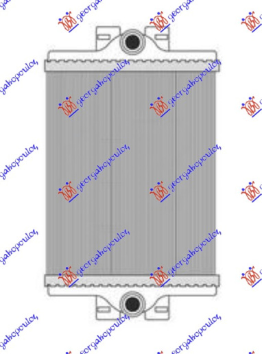 Radiator shtesë për motor 1.5-2.0-3.0 benzinë (marsh manual/automatik) (185x154)