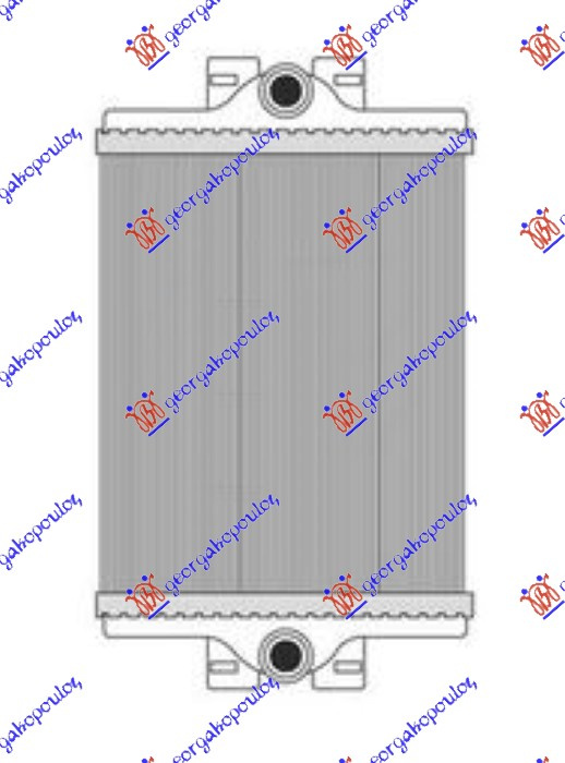 Radiator shtesë për motor 1.5-2.0-3.0 benzinë (marsh manual/automatik) (185x154)