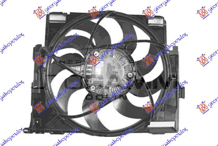 Ventilator komplet 1.5 benzinë (495mm)
