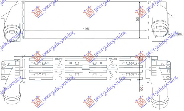 Interkuler 3.0 (30/35dx) dizel (495x145x100)