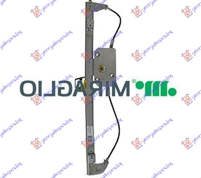 Ngritës/rregullator për dritaren e pasme elektrik (pa motor) (А cilësi)