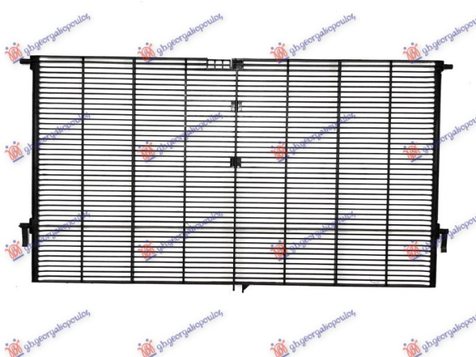 Mbulues/mbrojtës për radiator për motor i sipërm