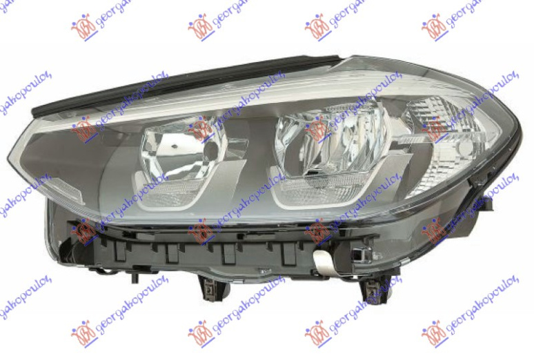 Fenerë elektrik (LED/H7) me LEDDritë ditore (E) (DEPO)