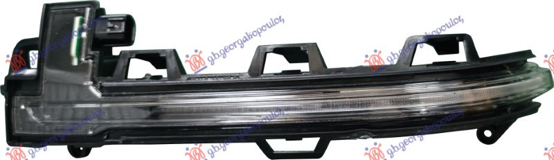 drita pulsuese në pasqyrë LED (shadowline)