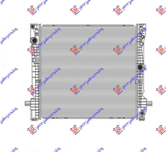 Radiator për motor 3.0 benzinë - 2.0-3.0 dizel (615x588)