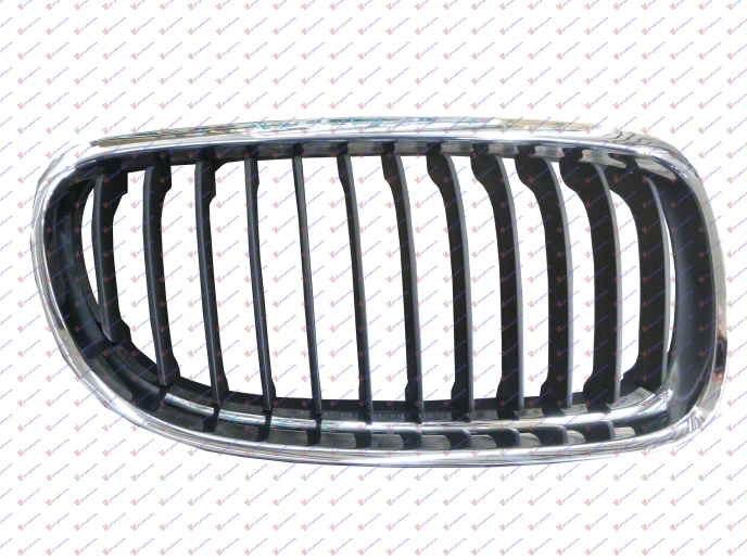 Grilë e maskës pvc (krom-e errët gri)