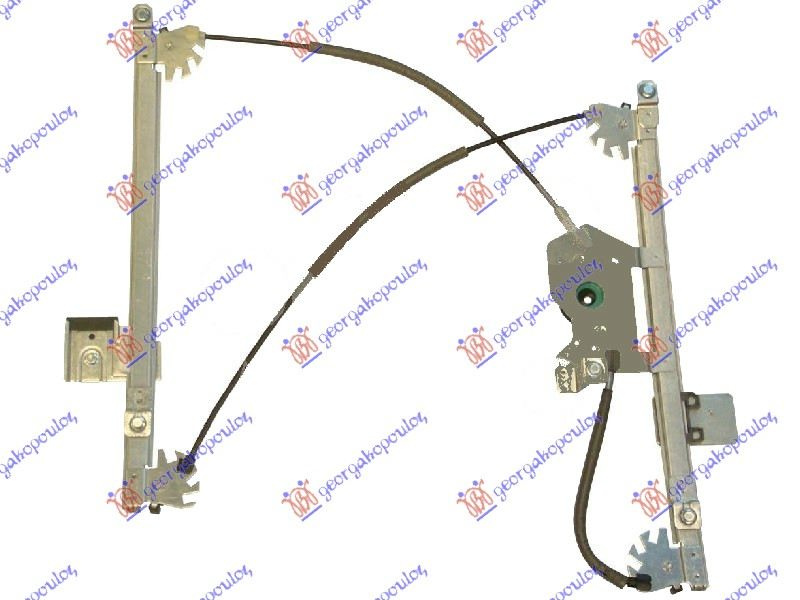 Ngritës/rregullator për dritaren e përparme elektrik (pa motor) (А cilësi)