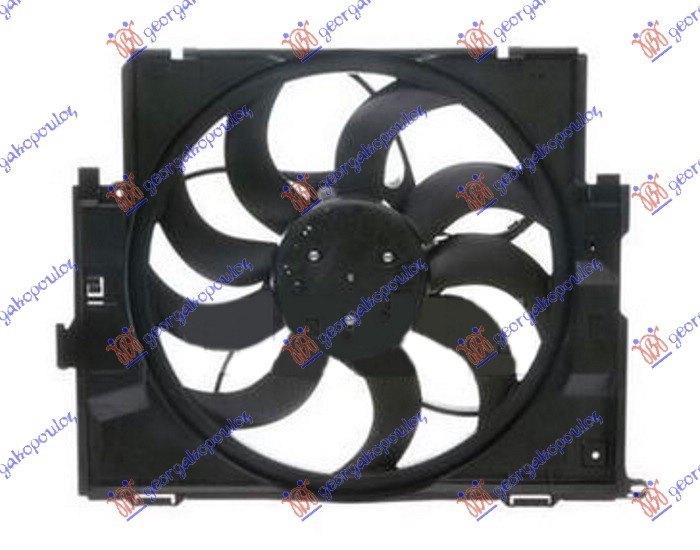 Ventilator komplet (i vetëm) benzinë - dizel (485mm) (3 pinë) (400w)