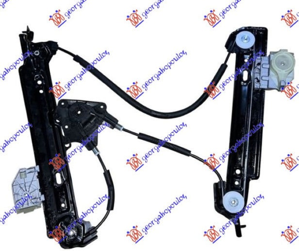 Ngritës/rregullator për dritaren e pasme elektrik (pa motor)