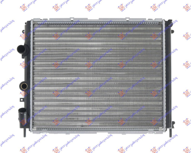 Radiator për motor benzinë/dizel (me kondicioner) (48x41)