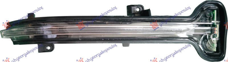 drita pulsuese në pasqyrë LED