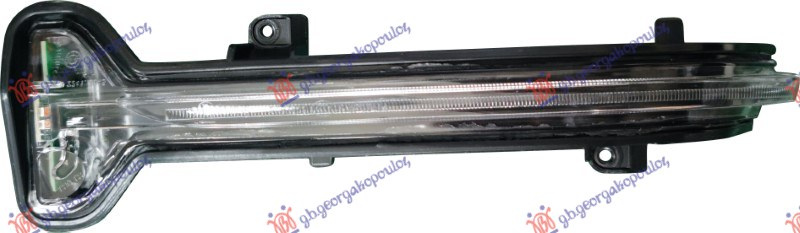 drita pulsuese në pasqyrë LED