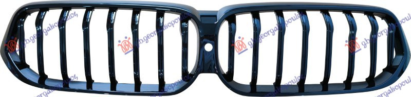Maskë pvc/grilë (ngjyrosur me të zezë) (me hapje për kamerë)