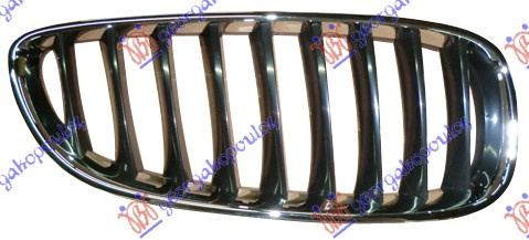 Maskë pvc/grilë (krom/me ngjyrë të zezë)