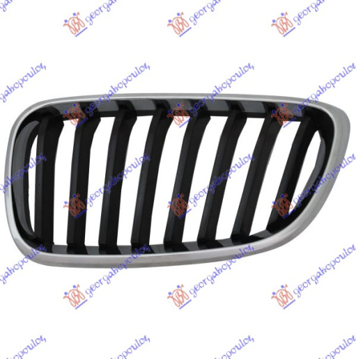 Maskë pvc/grilë (krom/me ngjyrë të zezë)