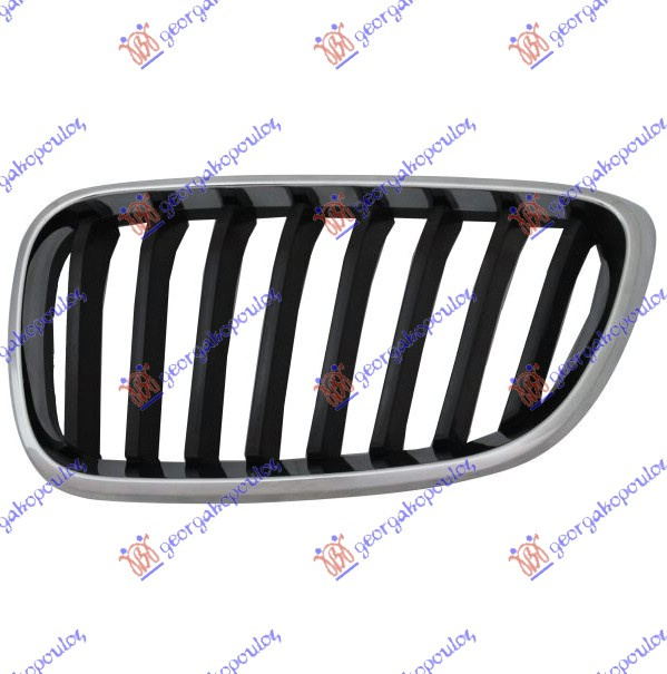 Maskë pvc/grilë (krom/me ngjyrë të zezë)