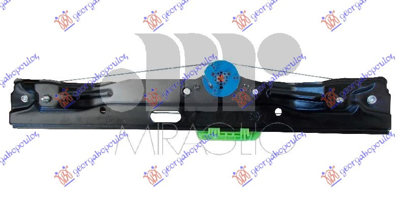 Ngritës/rregullator për dritaren e pasme elektrik F46 (pa motor) (А cilësi)