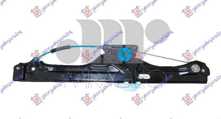 Ngritës/rregullator për dritaren e përparme F46 elektrik (pa motor) (А cilësi)