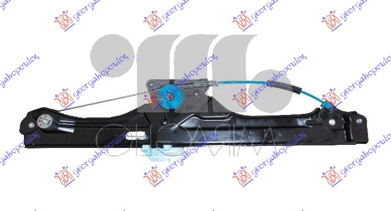 Ngritës/rregullator për dritaren e përparme F46 elektrik (pa motor) (А cilësi)