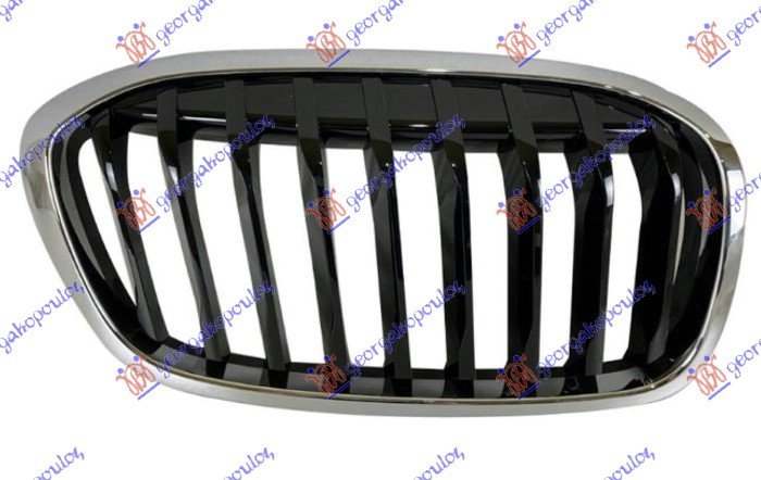 Grilë e maskës pvc (krom/me ngjyrë të zezë me shkëlqim) (sport line/M-SPORT)