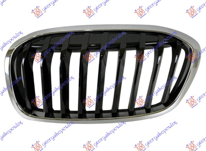 Grilë e maskës pvc (krom/me ngjyrë të zezë me shkëlqim) (sport line/M-SPORT)