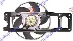 Ventilator për radiator me motor komplet (30cm) (pa kondicioner) benzinë