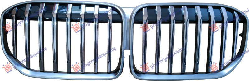 Maskë pvc/grilë (M-SPORT) (gri - gri/me ngjyrë të zezë)