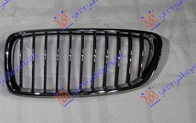 Maskë pvc/grilë (krom/krom/me ngjyrë të zezë) (luxury)