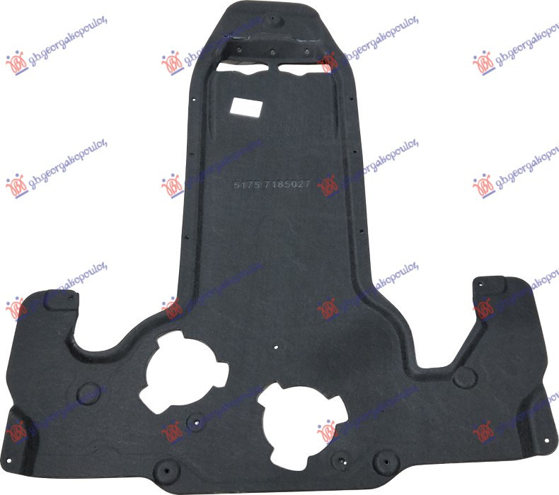 Mbrojtje/kapak nën motor (pjesa qendrore)