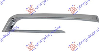 Shirit në grilën e parakolpit të përparmë (GT/F07) (luxury) krom