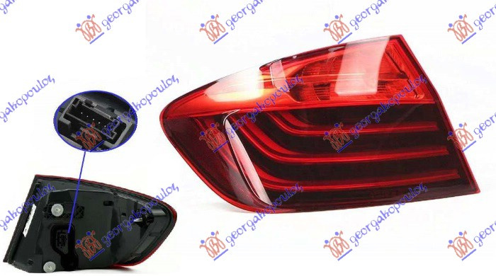 Dritë stop e jashtme sedan (LED) (HELLA)