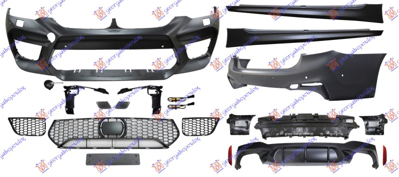 Komplet body-kit M5-pamje (sedan g30)