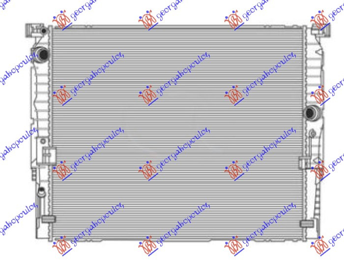 Radiator për motor 2.0-3.0 benzinë (marsh manual/automatik) (630x536)