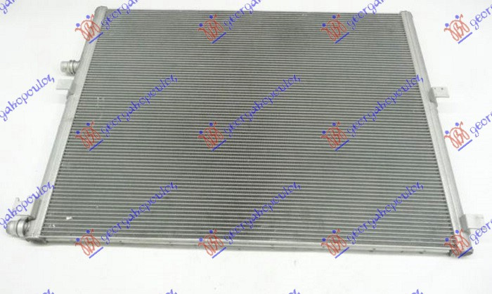 Radiator shtesë për motor benzinë (630x510x28) plotësisht alumin