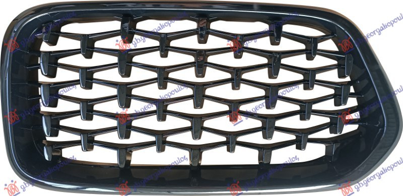 Grilë e maskës pvc (huall mjalti diamanti) (M-SPORT)