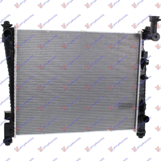 Radiator për motor 5,7i-6,4i benzinë (63,7x51,5x2.5) (marsh manual/automatik)