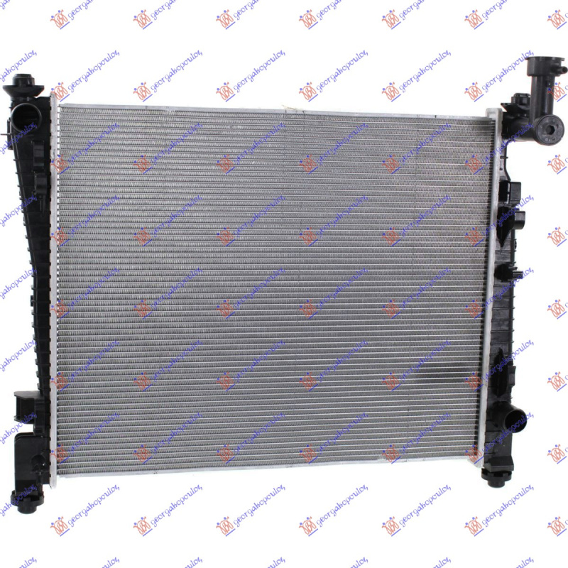 Radiator për motor 5,7i-6,4i benzinë (63,7x51,5x2.5) (marsh manual/automatik)