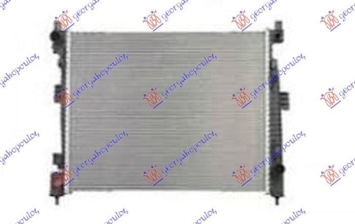 Radiator për motor 3.0 CRDi dizel (marsh automatik) (635x526x22)