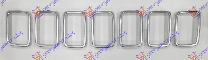 Shirit kornizë për Maskë pvc tëi argjendtë (touring) (set 7 pjesë)
