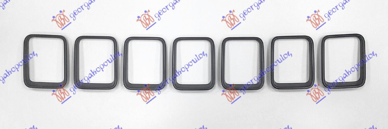 Shirit kornizë për Maskë pvc me ngjyrë të zezë (set 7 pjesë)