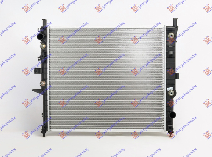 Radiator për motor benzinë (të gjitha modelet) (marsh manual/automatik) (me/pa kondicioner) (61x54.5)