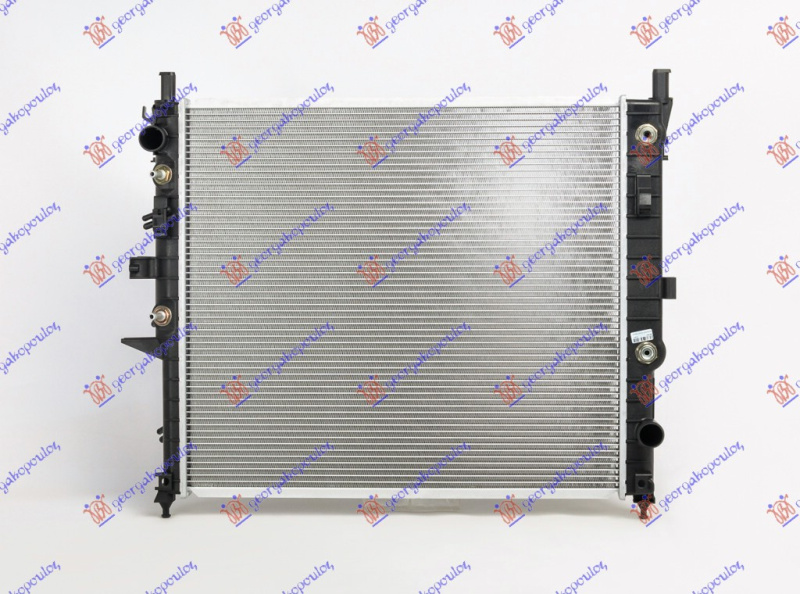 Radiator për motor benzinë (të gjitha modelet) (marsh manual/automatik) (me/pa kondicioner) (61x54.5)