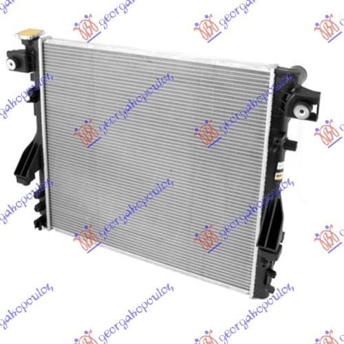 Radiator për motor 3.6-3.8i benzinë (marsh manual/automatik) (560x510x26)