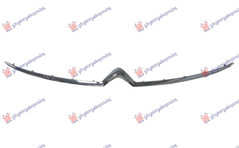 ShiritMaskë pvc/grila e sipërme, krom