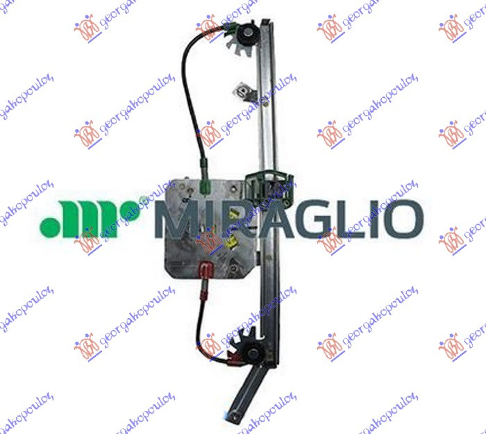 Ngritës/rregullator për dritaren e pasme elektrik (pa motor) (А cilësi)